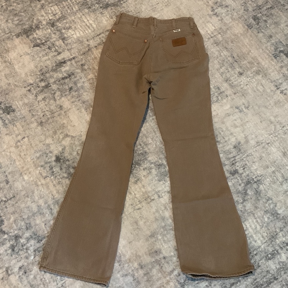 Wrangler Brown Flared Women’s Jeans - Picture 3 of 4